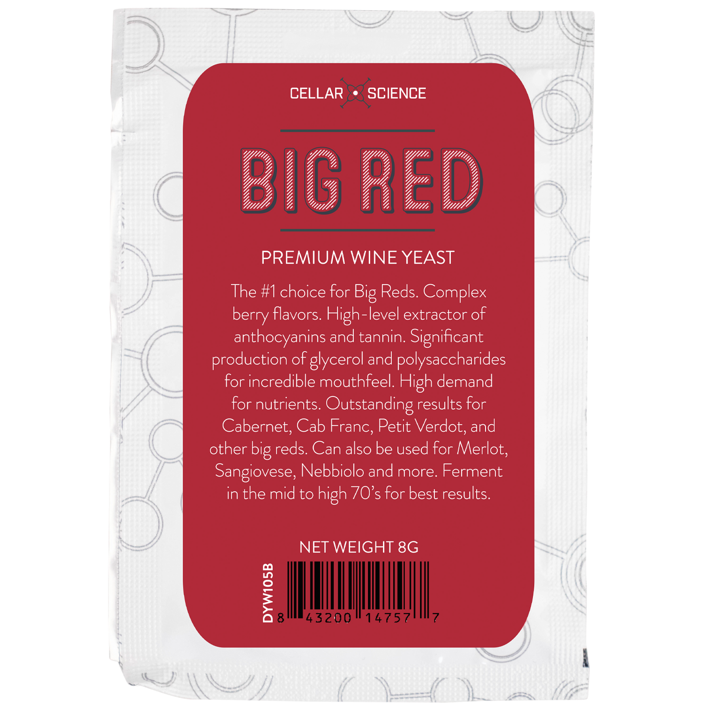 BIG RED Dry Wine Yeast
