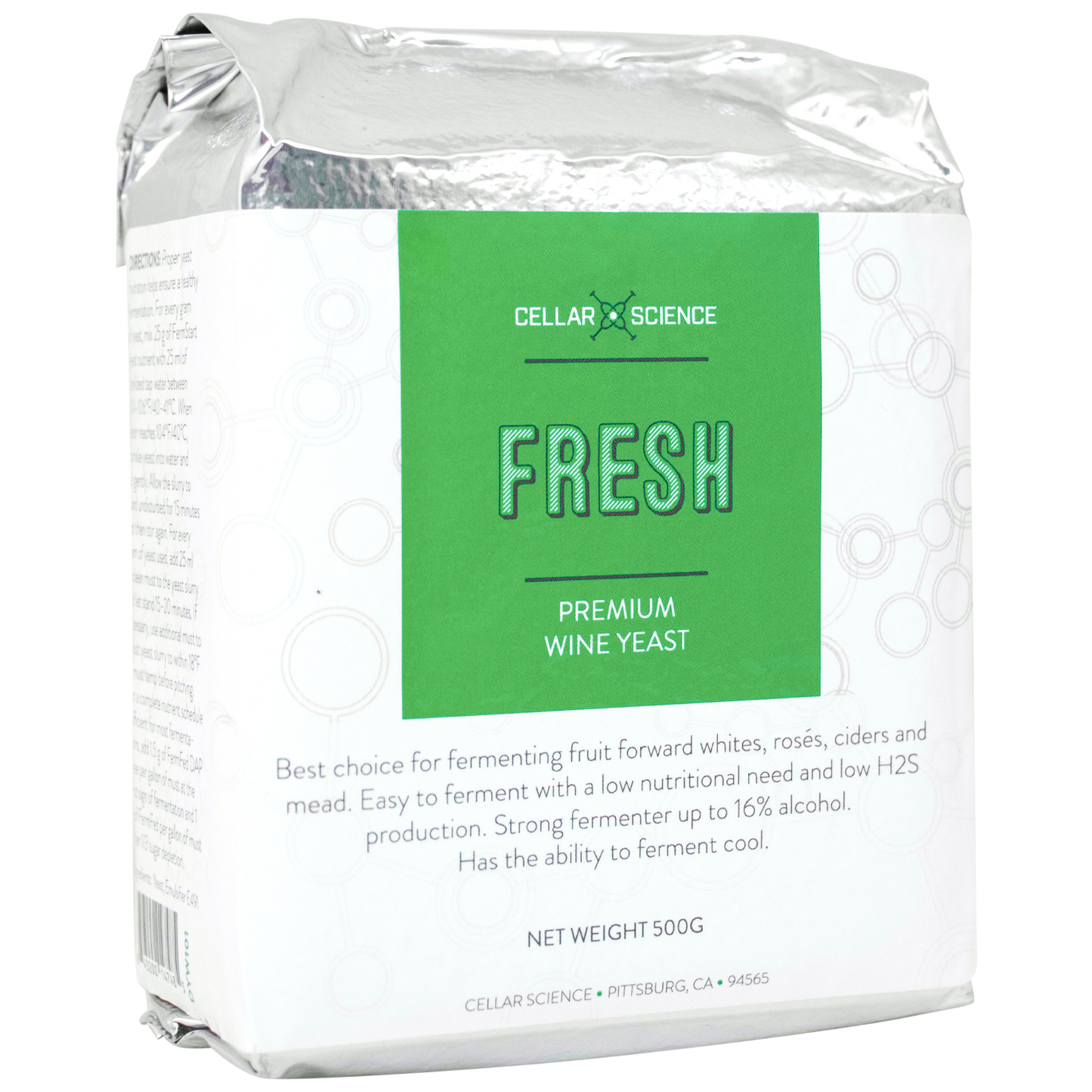 FRESH Dry Wine Yeast