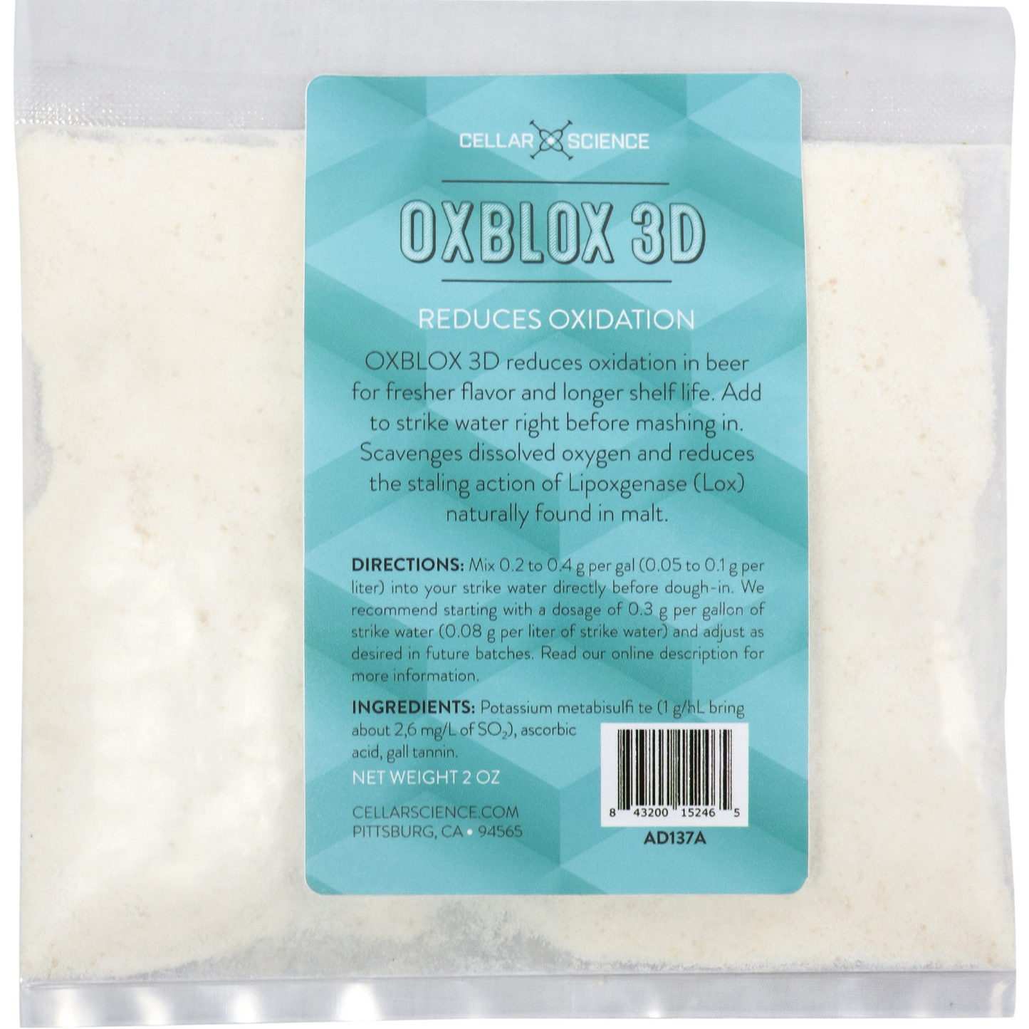 OXBLOX 3D Dissolved Oxygen Reducer