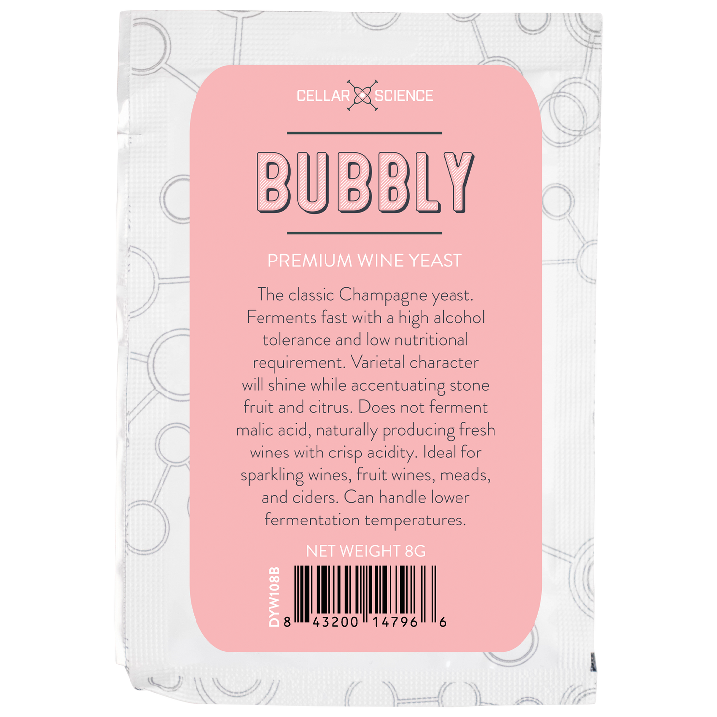 BUBBLY Dry Champagne Yeast